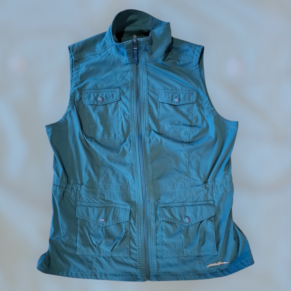 Eddie Bauer Travex Vest Teal Womens Size 1X